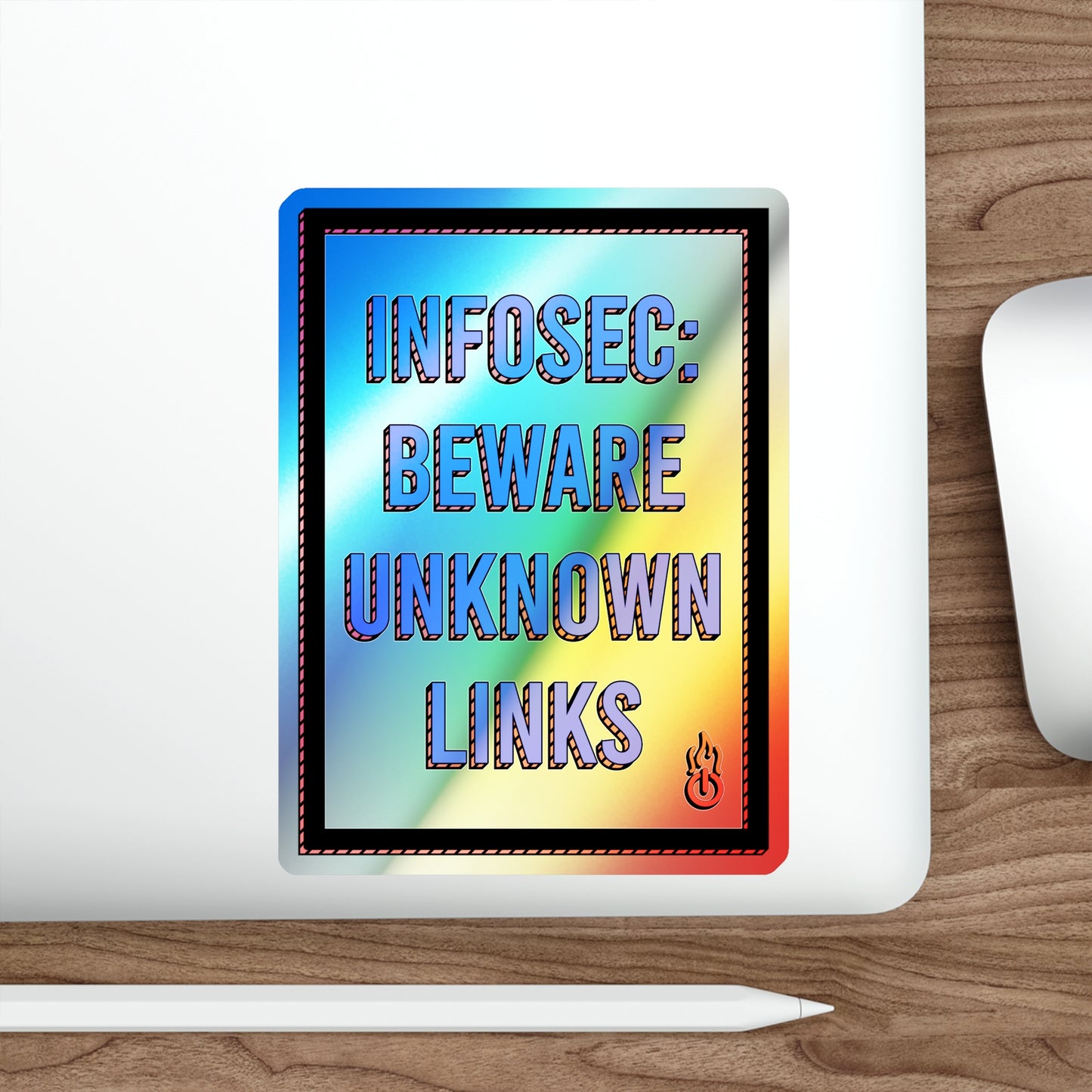 Beware Unknown Links Sticker