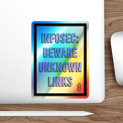 Beware Unknown Links Sticker