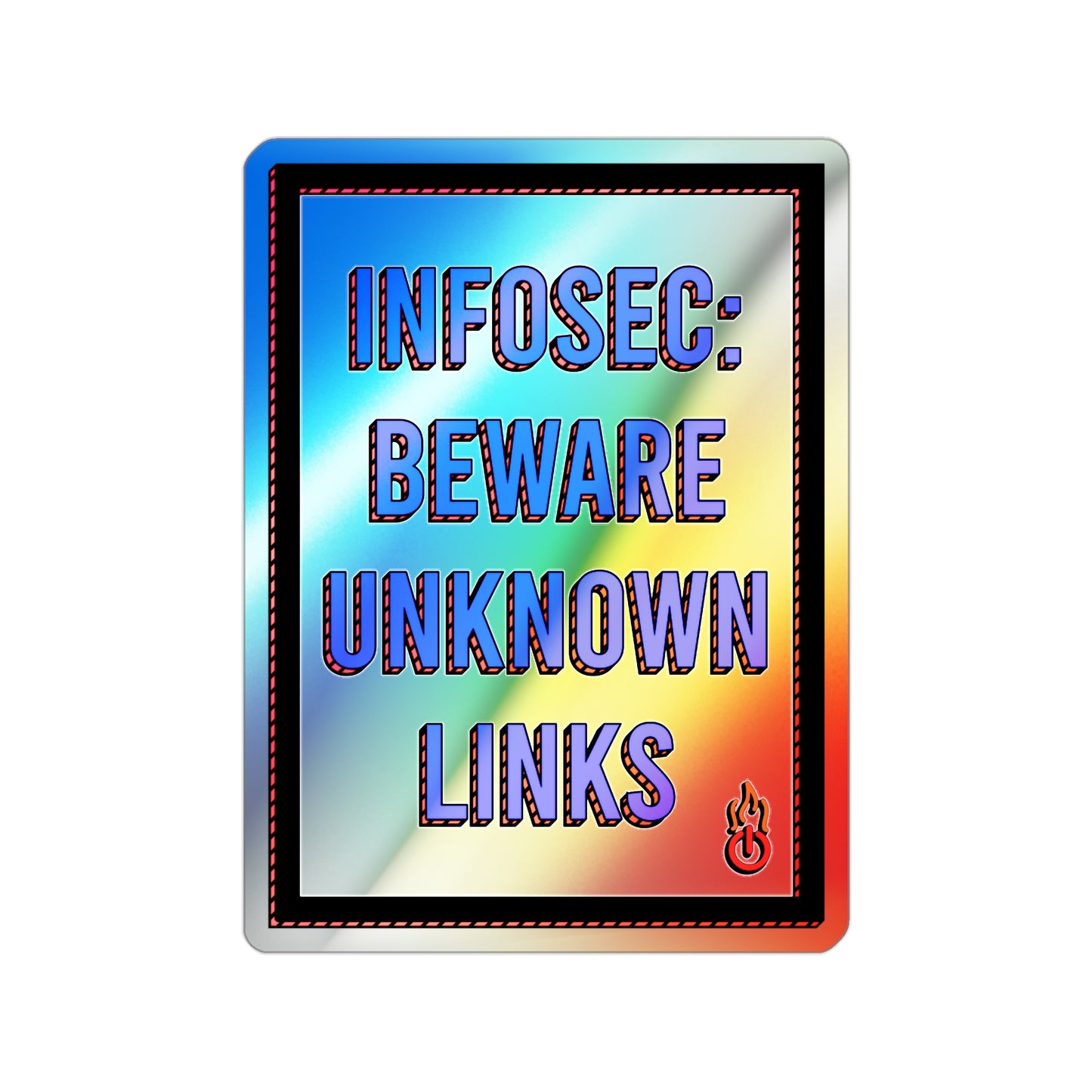 Beware Unknown Links Sticker